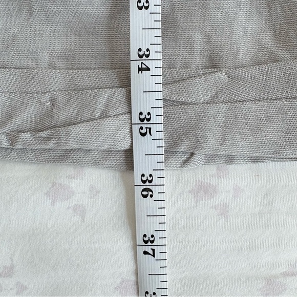 Aritzia Wilfred Allant Gray Linen Blend Cropped Pants - Picture 11 of 13